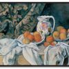 Paul Cezanne Galerie montblanc | Nature Morte Avec Un Rideau - Paul Cezanne