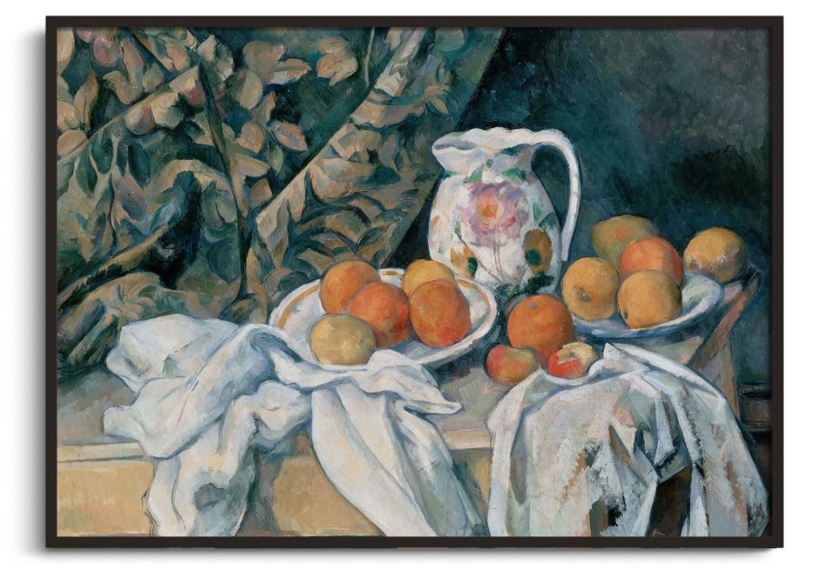 Paul Cezanne Galerie montblanc | Nature Morte Avec Un Rideau - Paul Cezanne