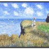 Claude Monet Galerie montblanc | Promenade Sur La Falaise, Pourville - Claude Monet