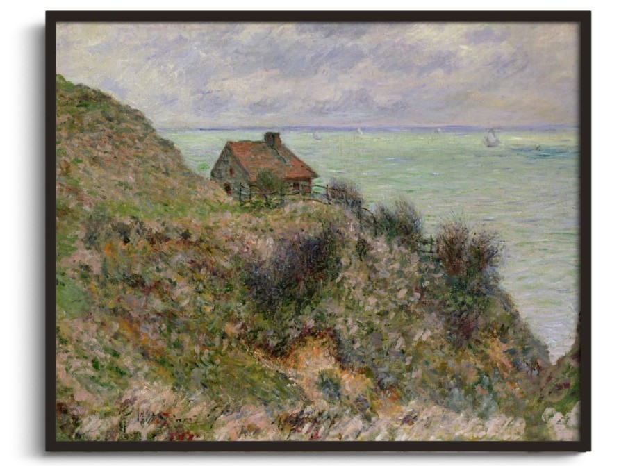 Claude Monet Galerie montblanc | La Cabane Des Douaniers A Pourville - Claude Monet