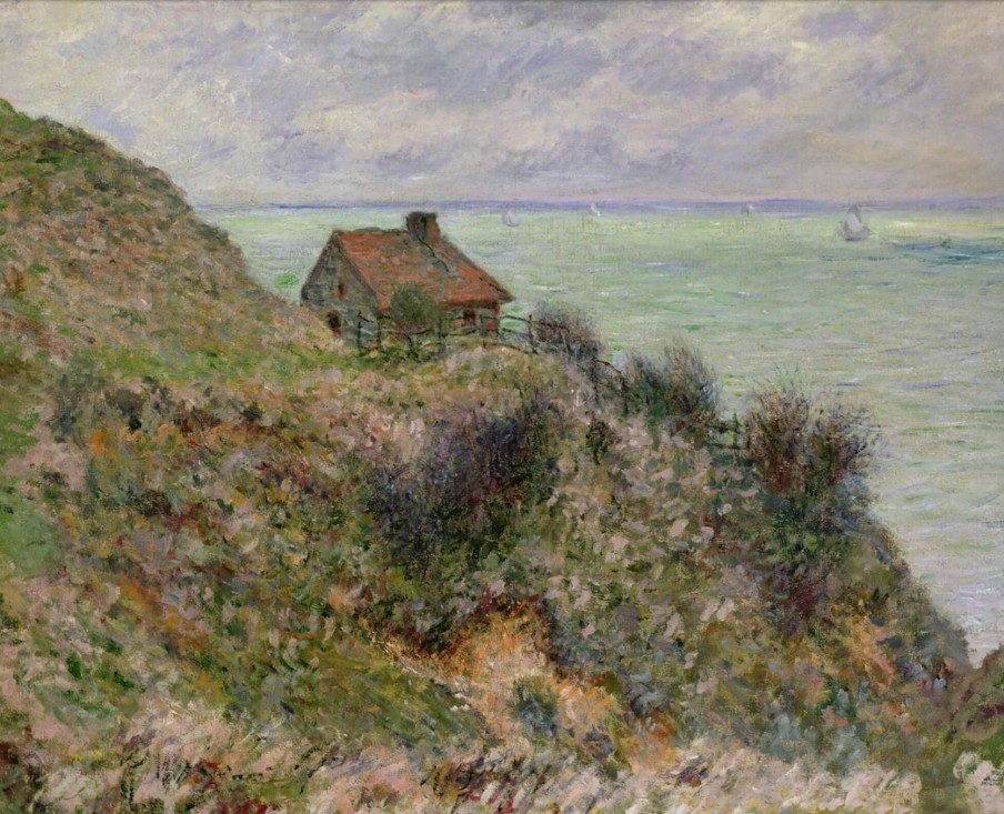 Claude Monet Galerie montblanc | La Cabane Des Douaniers A Pourville - Claude Monet