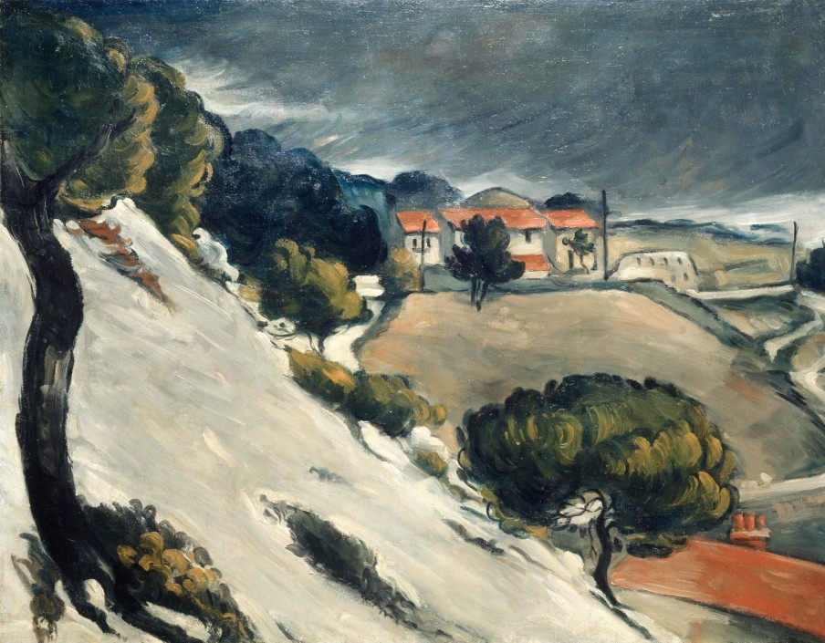 Paul Cezanne Galerie montblanc | La Neige Fondue A L'Estaque - Paul Cezanne