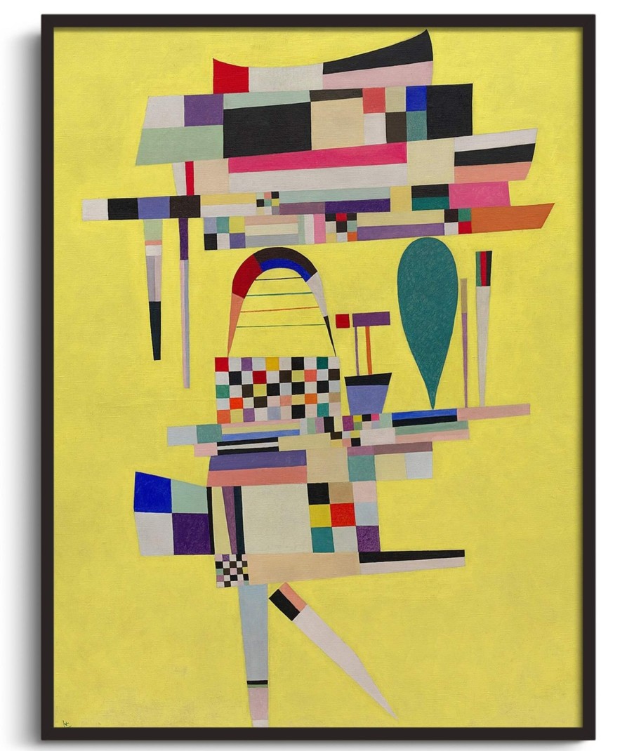 Vassily Kandinsky Galerie montblanc | Peinture Jaune - Vassily Kandinsky