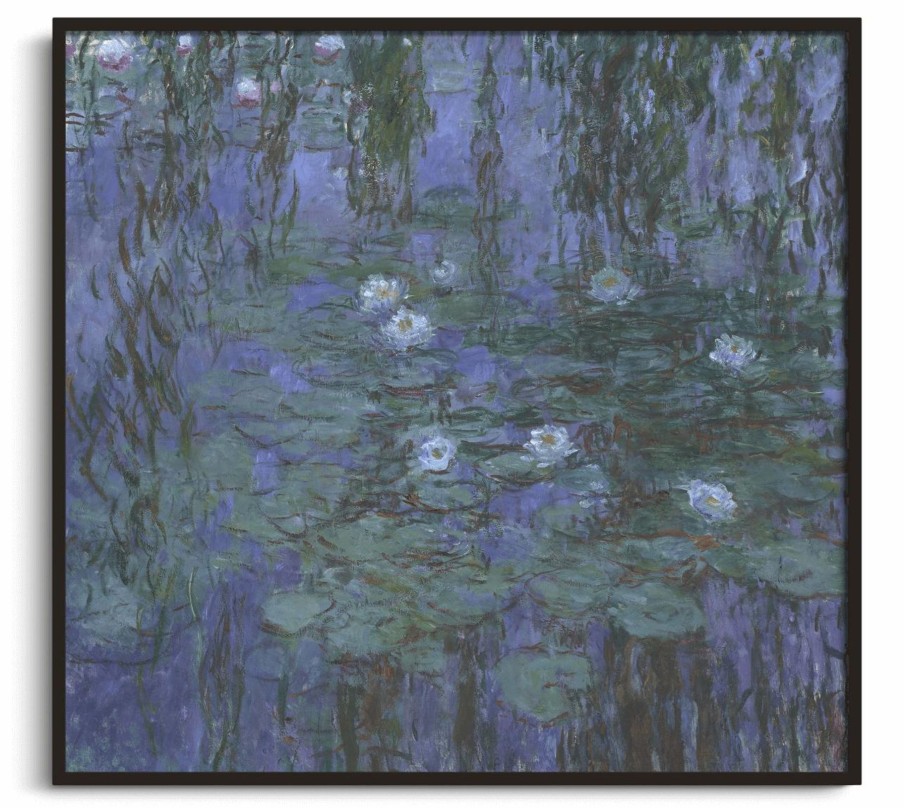 Claude Monet Galerie montblanc | Nympheas Bleus - Claude Monet