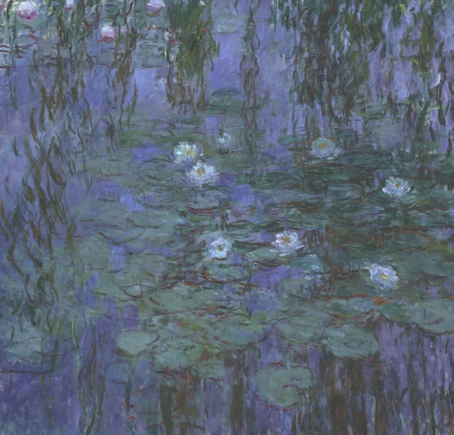 Claude Monet Galerie montblanc | Nympheas Bleus - Claude Monet