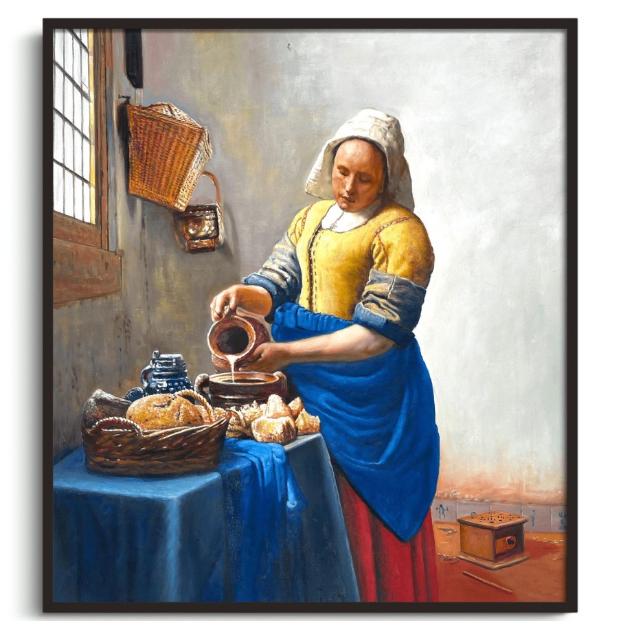 Johannes Vermeer Galerie montblanc | La Laitiere - Johannes Vermeer