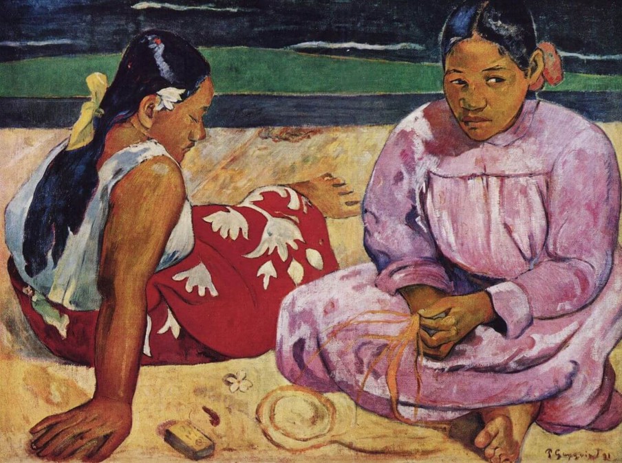 Paul Gauguin Galerie montblanc | Femmes De Tahiti Sur La Plage - Paul Gauguin