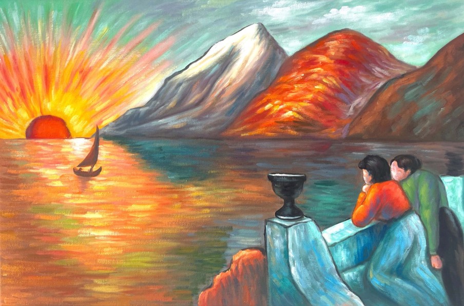 Marianne Von Werefkin Galerie montblanc | Lever Du Soleil Marianne Von Werefkin