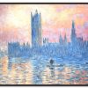 Claude Monet Galerie montblanc | Le Parlement De Londres, Soleil Couchant - Claude Monet