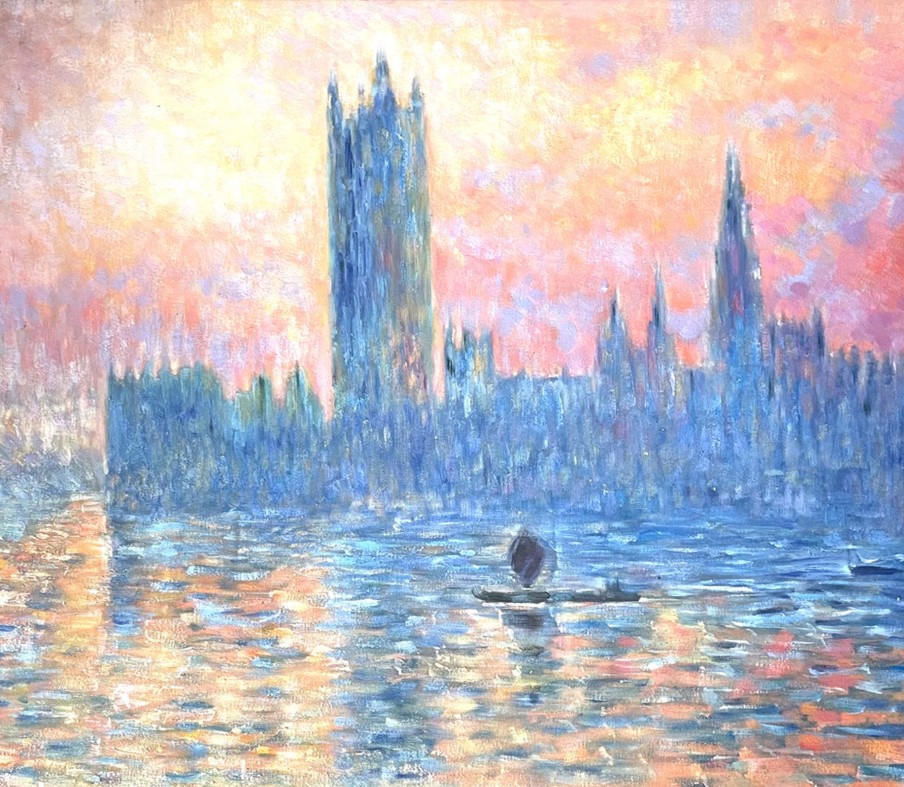 Claude Monet Galerie montblanc | Le Parlement De Londres, Soleil Couchant - Claude Monet