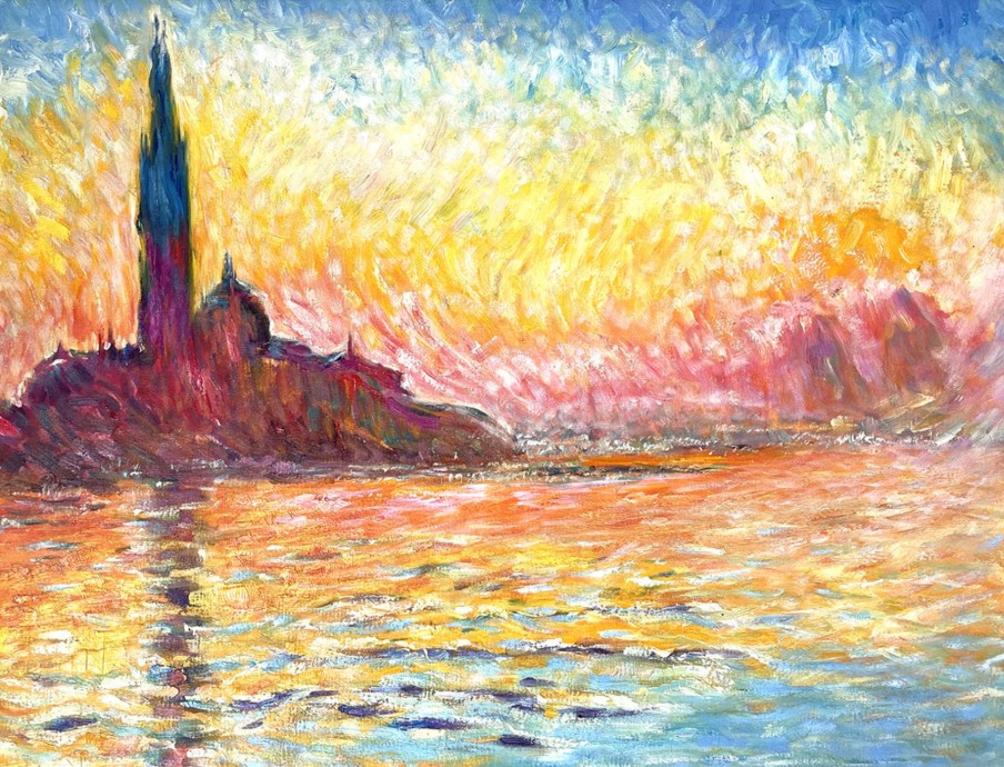 Claude Monet Galerie montblanc | Saint-Georges-Majeur Au Crepuscule - Claude Monet