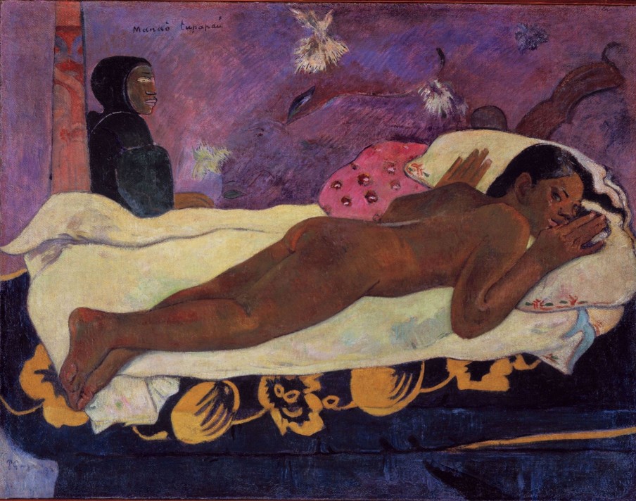 Paul Gauguin Galerie montblanc | Manao Tupapau (L'Esprit Des Morts Veille) - Paul Gauguin