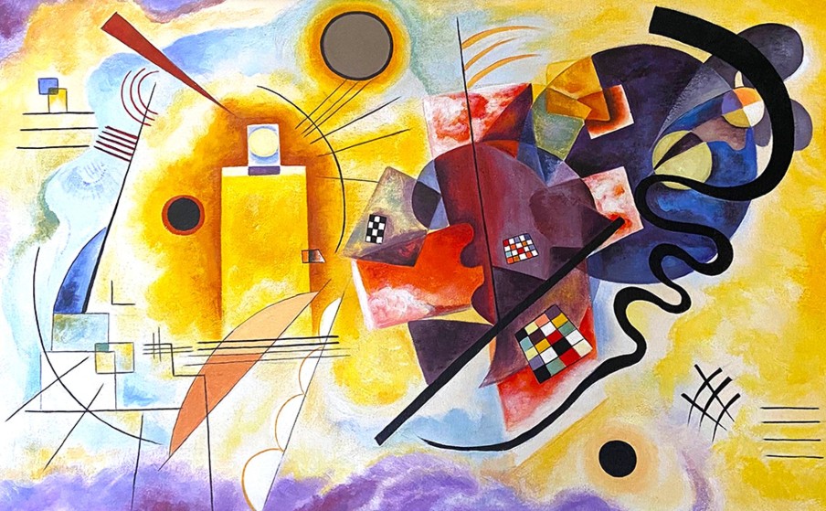 Vassily Kandinsky Galerie montblanc | Jaune-Rouge-Bleu - Vassily Kandinsky