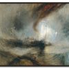 William Turner Galerie montblanc | Tempete De Neige - Bateau A Vapeur Au Large De L'Embouchure D'Un Port - William Turner