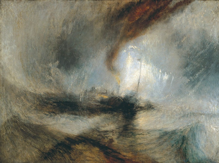 William Turner Galerie montblanc | Tempete De Neige - Bateau A Vapeur Au Large De L'Embouchure D'Un Port - William Turner