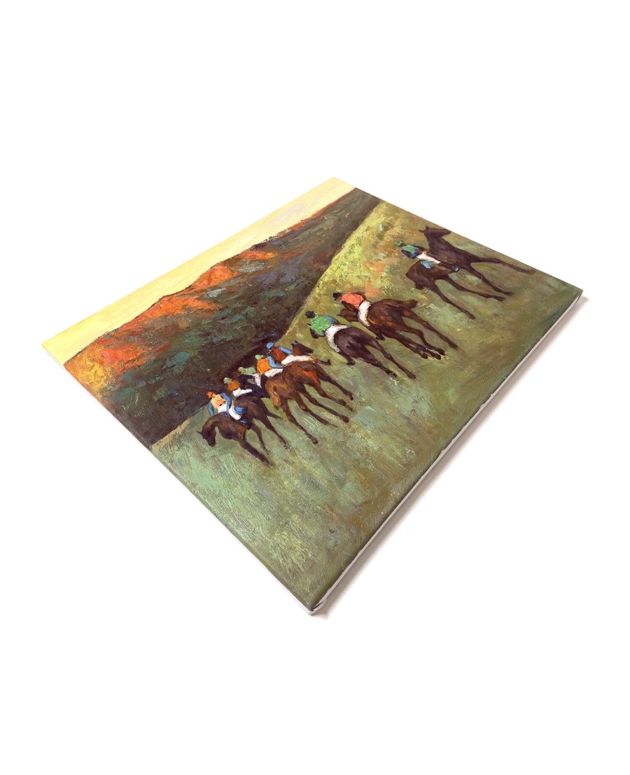 Edgar Degas Galerie montblanc | Course De Chevaux Dans Un Paysage - Edgar Degas