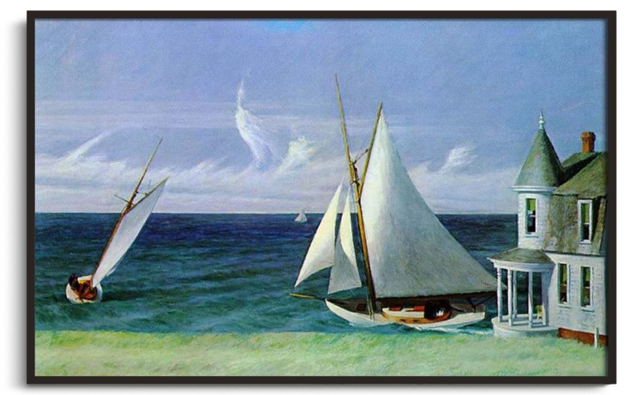 Edward Hopper Galerie montblanc | The Lee Shore - Edward Hopper