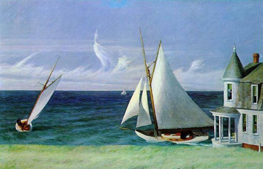 Edward Hopper Galerie montblanc | The Lee Shore - Edward Hopper