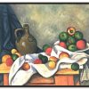 Paul Cezanne Galerie montblanc | Rideau, Cruchon Et Compotier - Paul Cezanne