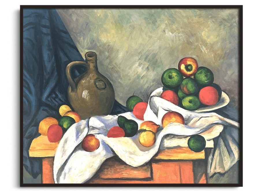 Paul Cezanne Galerie montblanc | Rideau, Cruchon Et Compotier - Paul Cezanne