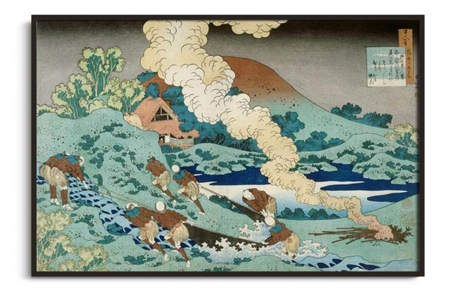 Hokusai Galerie montblanc | No Kakinomoto Hitomaro - Hokusai