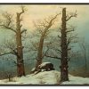 Caspar David Friedrich Galerie montblanc | Dolmen Sous La Neige - Caspar David Friedrich