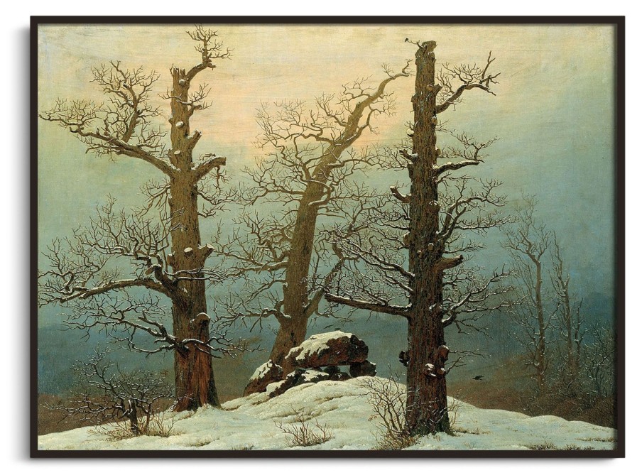 Caspar David Friedrich Galerie montblanc | Dolmen Sous La Neige - Caspar David Friedrich