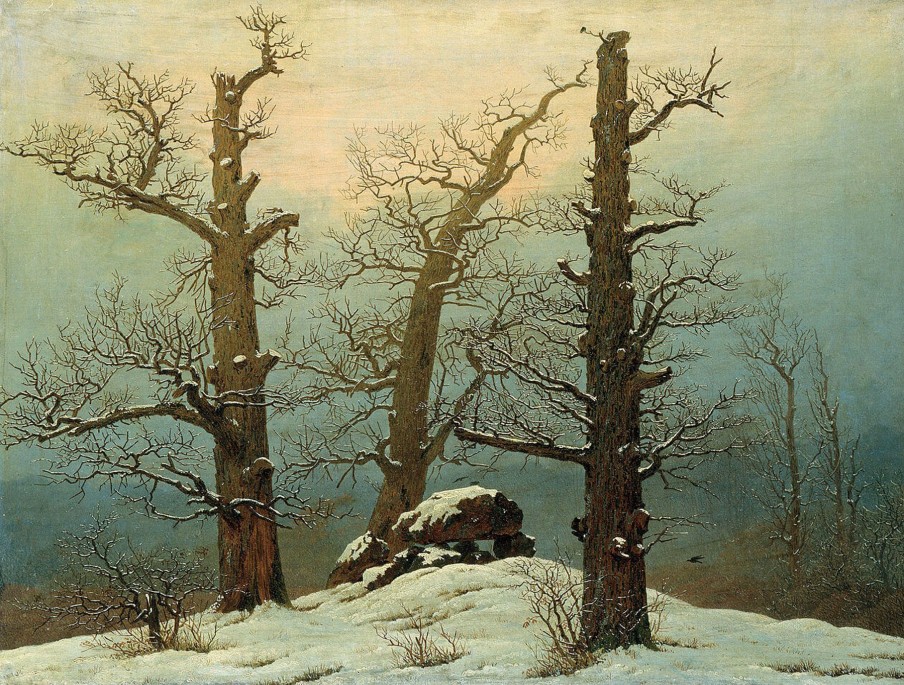 Caspar David Friedrich Galerie montblanc | Dolmen Sous La Neige - Caspar David Friedrich