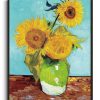 Vincent Van Gogh Galerie montblanc | Trois Tournesols Dans Un Vase - Vincent Van Gogh