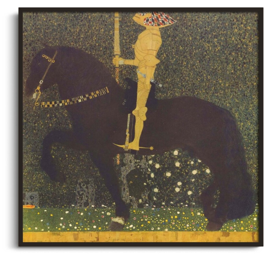 Gustav Klimt Galerie montblanc | La Vie Est Un Combat (Le Chevalier D'Or) - Gustav Klimt