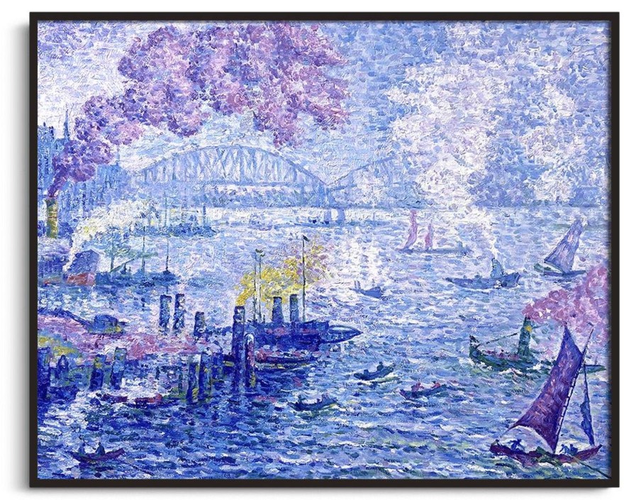 Paul Signac Galerie montblanc | Le Port De Rotterdam - Paul Signac