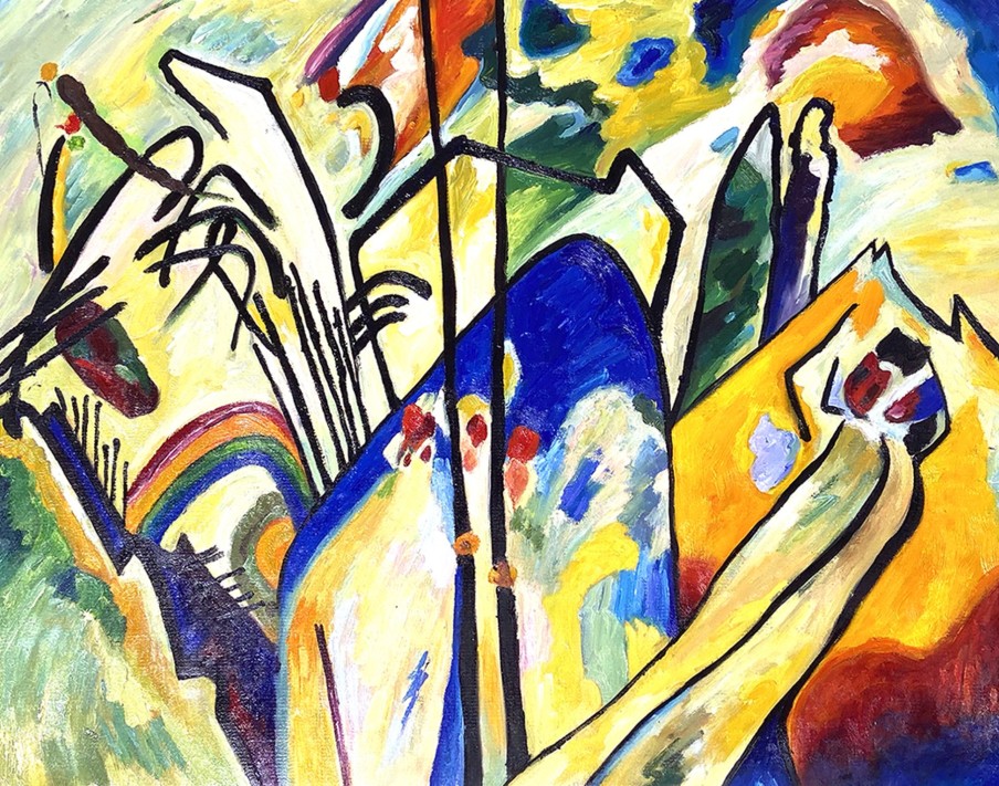 Vassily Kandinsky Galerie montblanc | Composition Iv - Vassily Kandinsky