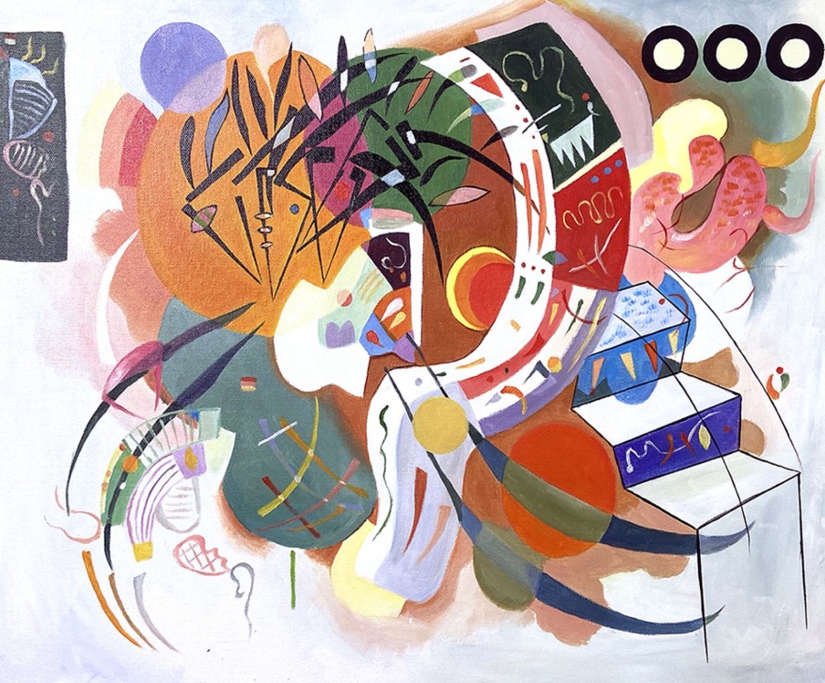 Vassily Kandinsky Galerie montblanc | Courbe Dominante - Vassily Kandinsky