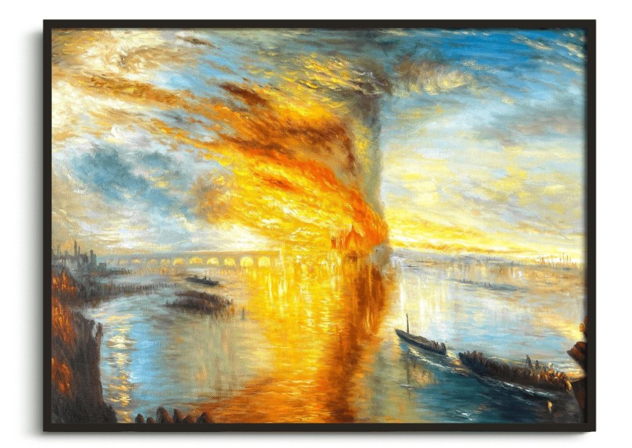 William Turner Galerie montblanc | L'Incendie De La Chambre Des Lords Et Des Communes I - William Turner