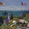 Claude Monet Galerie montblanc | Terrasse A Sainte-Adresse - Claude Monet