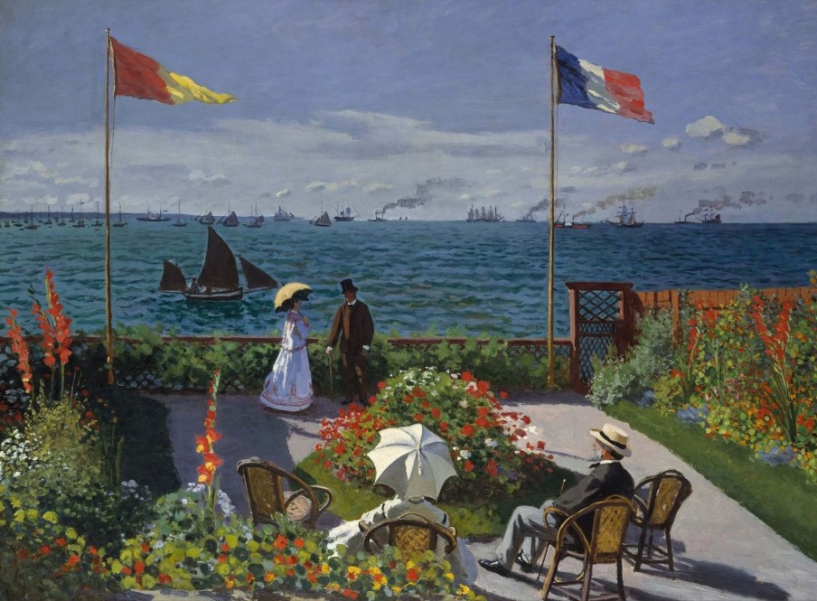 Claude Monet Galerie montblanc | Terrasse A Sainte-Adresse - Claude Monet