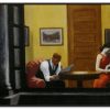 Edward Hopper Galerie montblanc | Room In New York - Edward Hopper