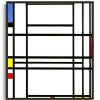 Piet Mondrian Galerie montblanc | Composition No 10 - Piet Mondrian