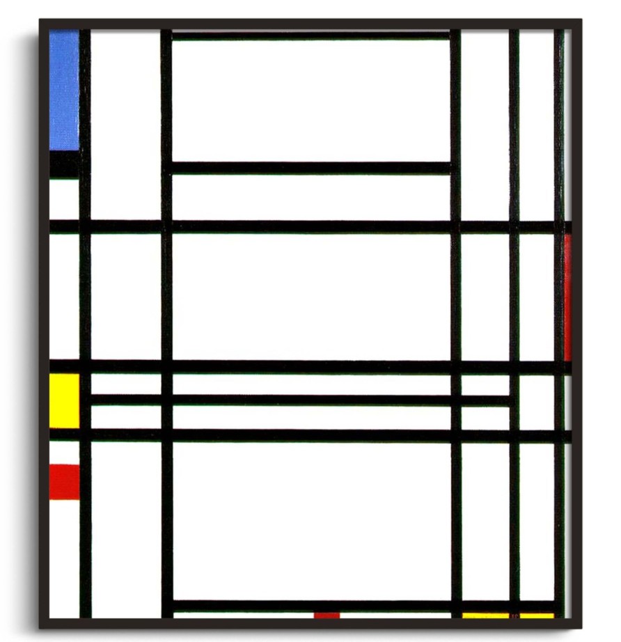 Piet Mondrian Galerie montblanc | Composition No 10 - Piet Mondrian