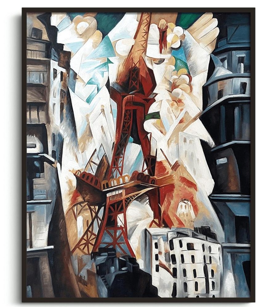 Robert Delaunay Galerie montblanc | Champs-De-Mars, La Tour Rouge - Robert Delaunay