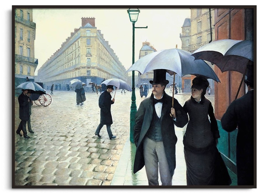 Gustave Caillebotte Galerie montblanc | Rue De Paris, Temps De Pluie - Gustave Caillebotte