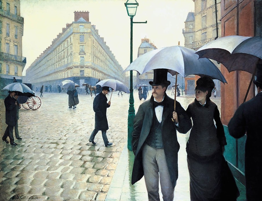 Gustave Caillebotte Galerie montblanc | Rue De Paris, Temps De Pluie - Gustave Caillebotte