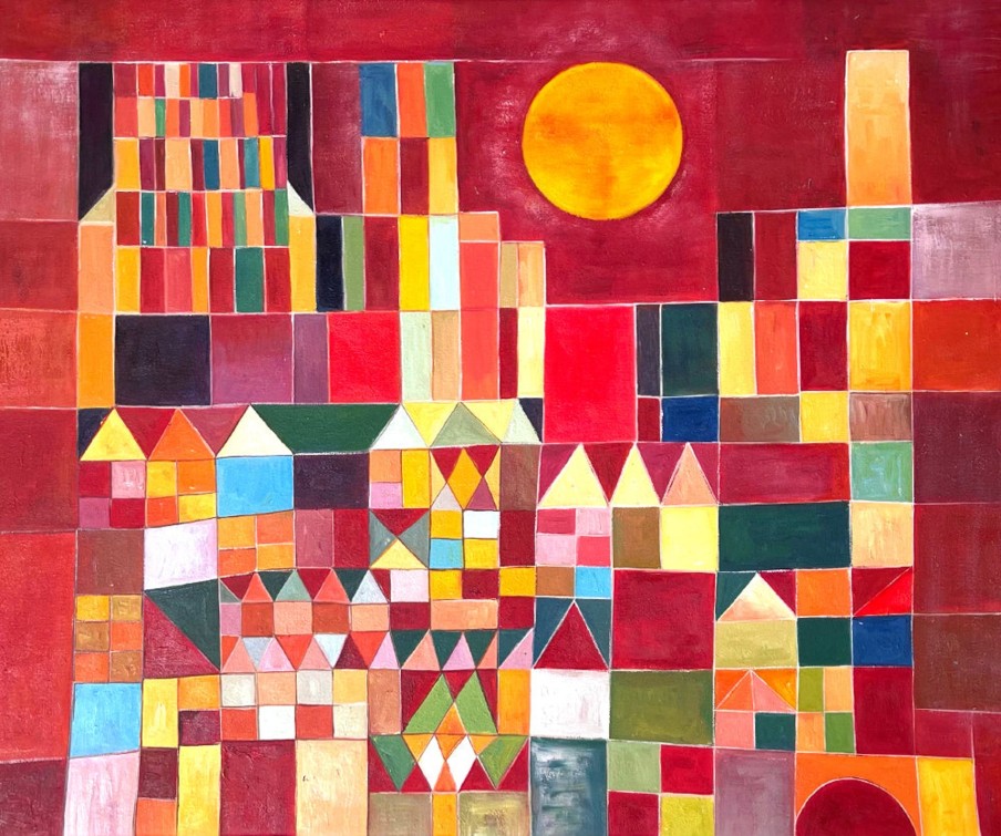 Paul Klee Galerie montblanc | Chateau Et Soleil (N°201) - Paul Klee