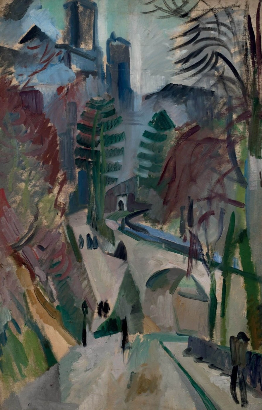 Robert Delaunay Galerie montblanc | Paysage De Laon - Robert Delaunay