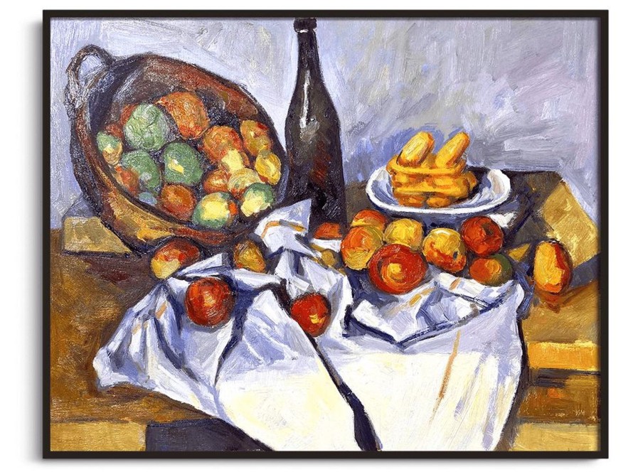 Paul Cezanne Galerie montblanc | La Corbeille De Pommes - Paul Cezanne