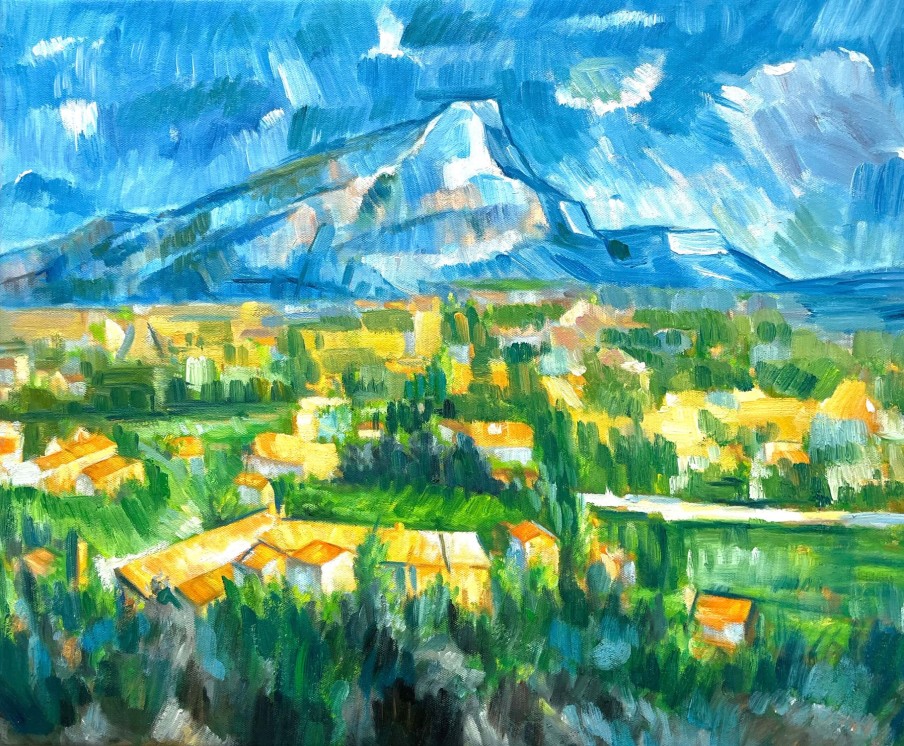 Paul Cezanne Galerie montblanc | La Montagne Sainte-Victoire Vue Des Lauves Paul Cezanne