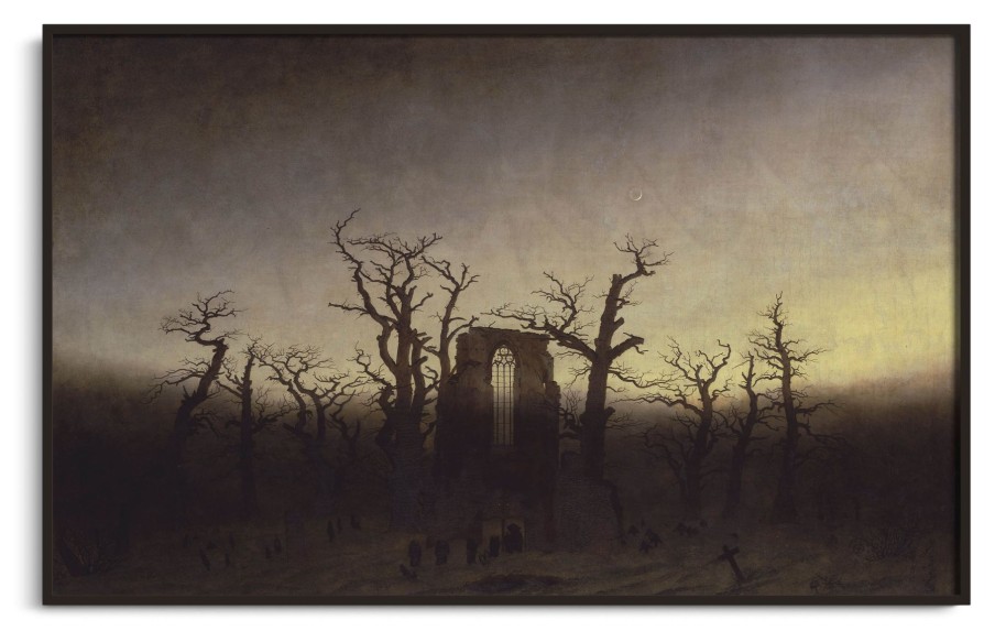 Caspar David Friedrich Galerie montblanc | L'Abbaye De Oakwood - Caspar David Friedrich