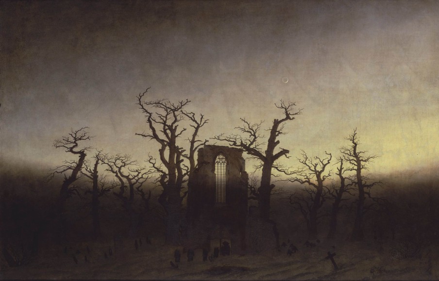 Caspar David Friedrich Galerie montblanc | L'Abbaye De Oakwood - Caspar David Friedrich