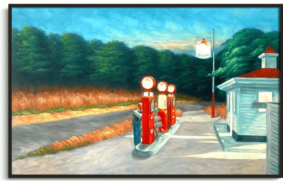 Edward Hopper Galerie montblanc | Gas - Edward Hopper