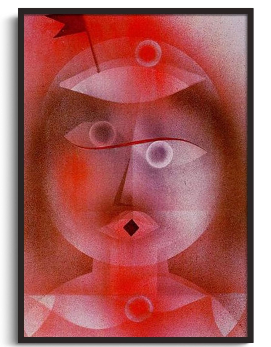 Paul Klee Galerie montblanc | Le Masque Avec Le Drapeau - Paul Klee